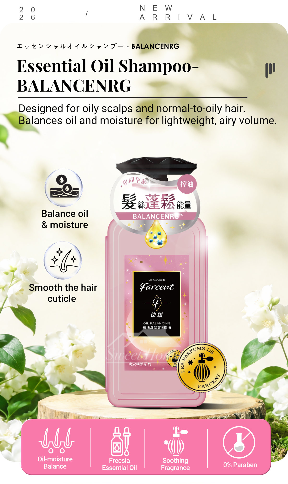 Farcent Essential Oil Shampoo-BALANCENRG-1
